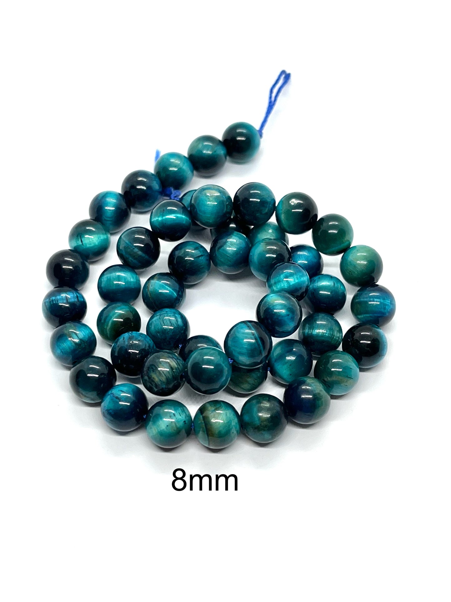 Ojo de Tigre Lago Azul 8mm