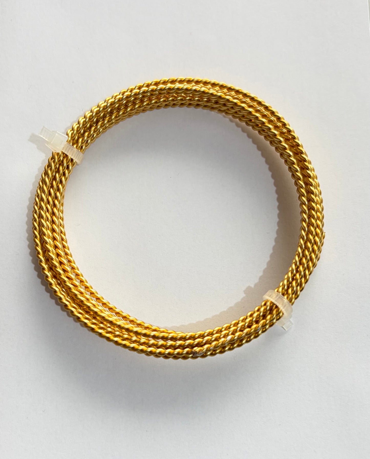 Alambre Entorchado Dorado BICOLOR # 18