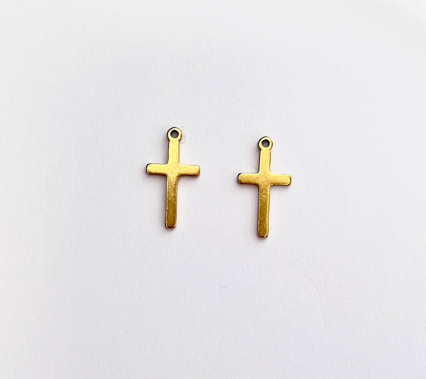 Colgante Cruz (par) 17x9mm