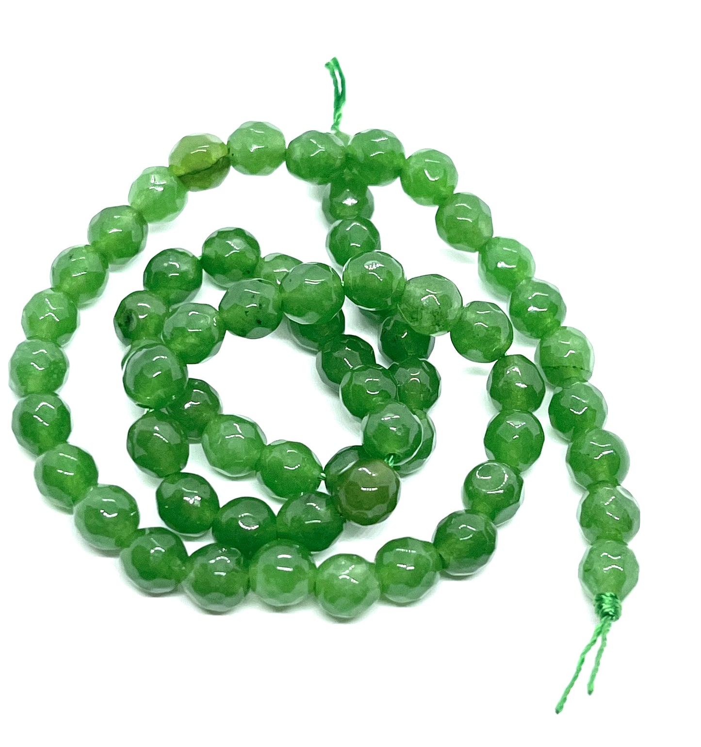Jade Facetado Teñido 6mm