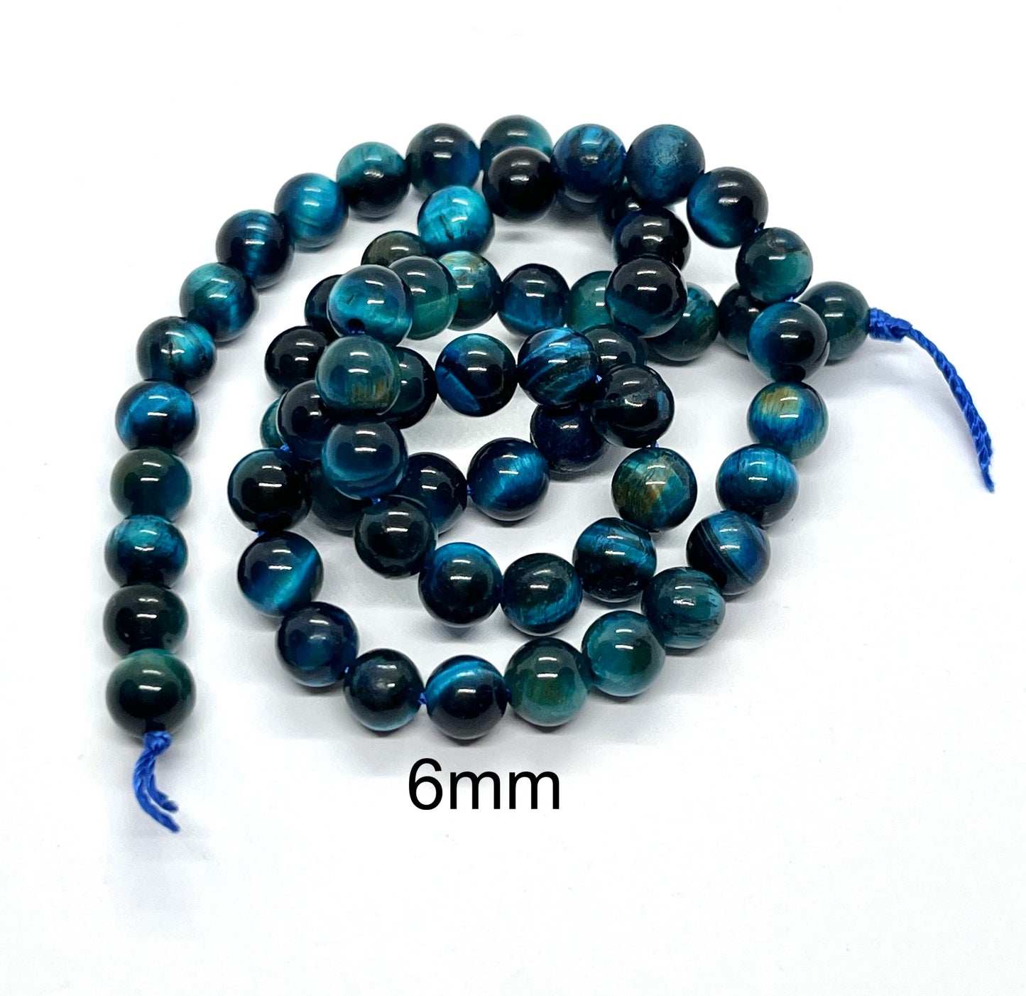 Ojo de Tigre Lago Azul 6mm