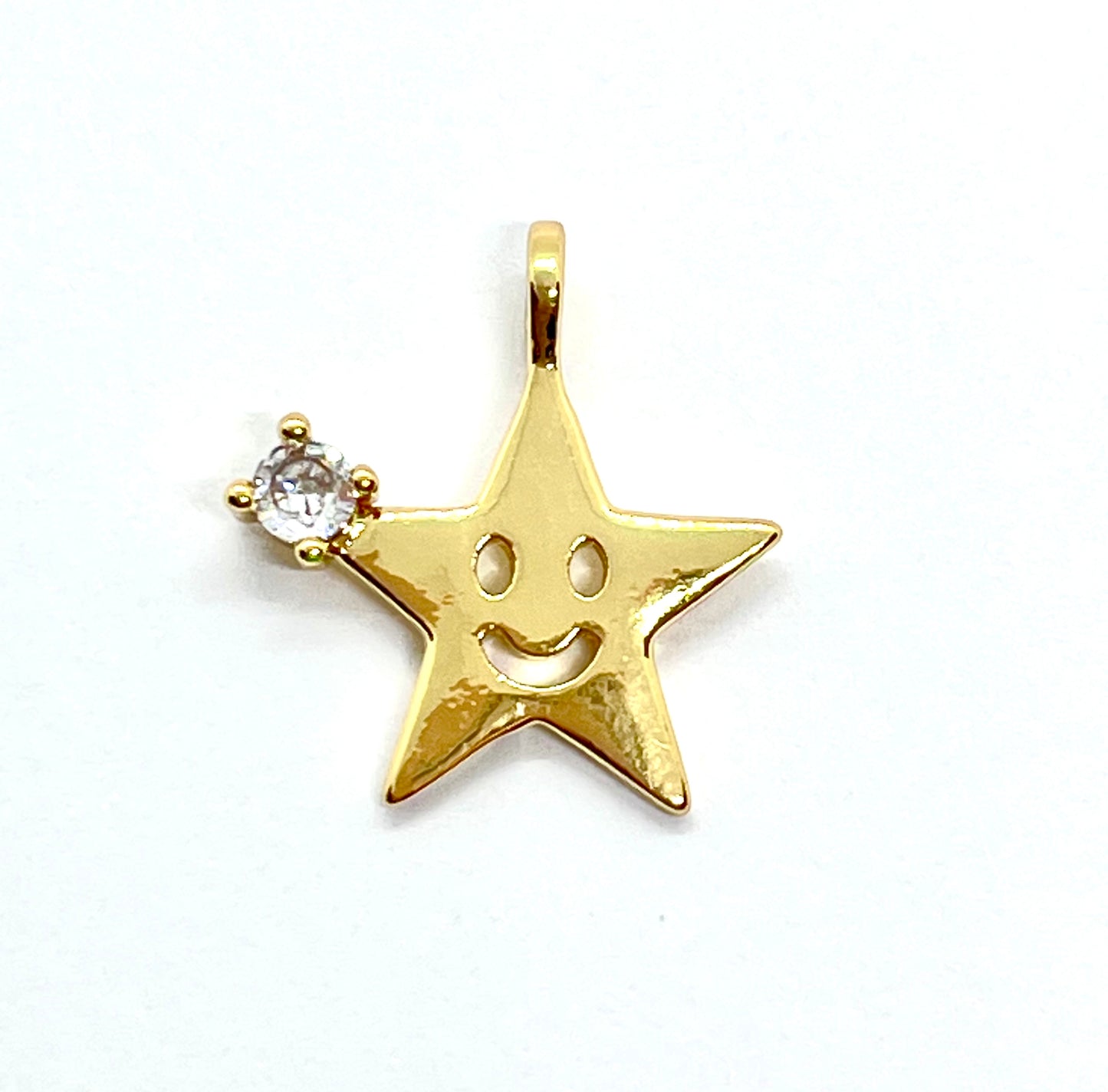 Colgante Estrella con circonita (2 UNIDADES)