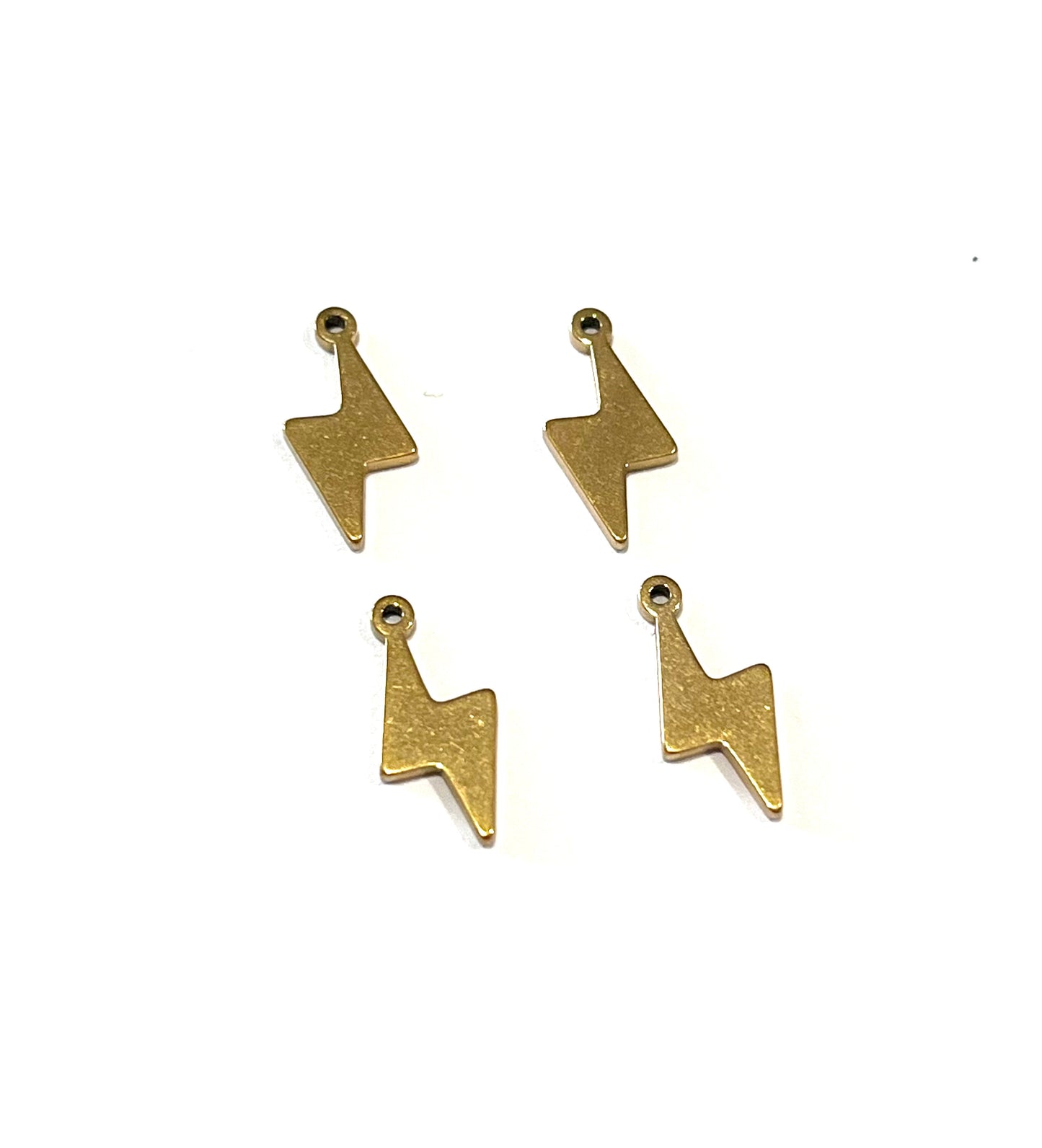 Colgante rayo 13x5 mm (4 unidades)