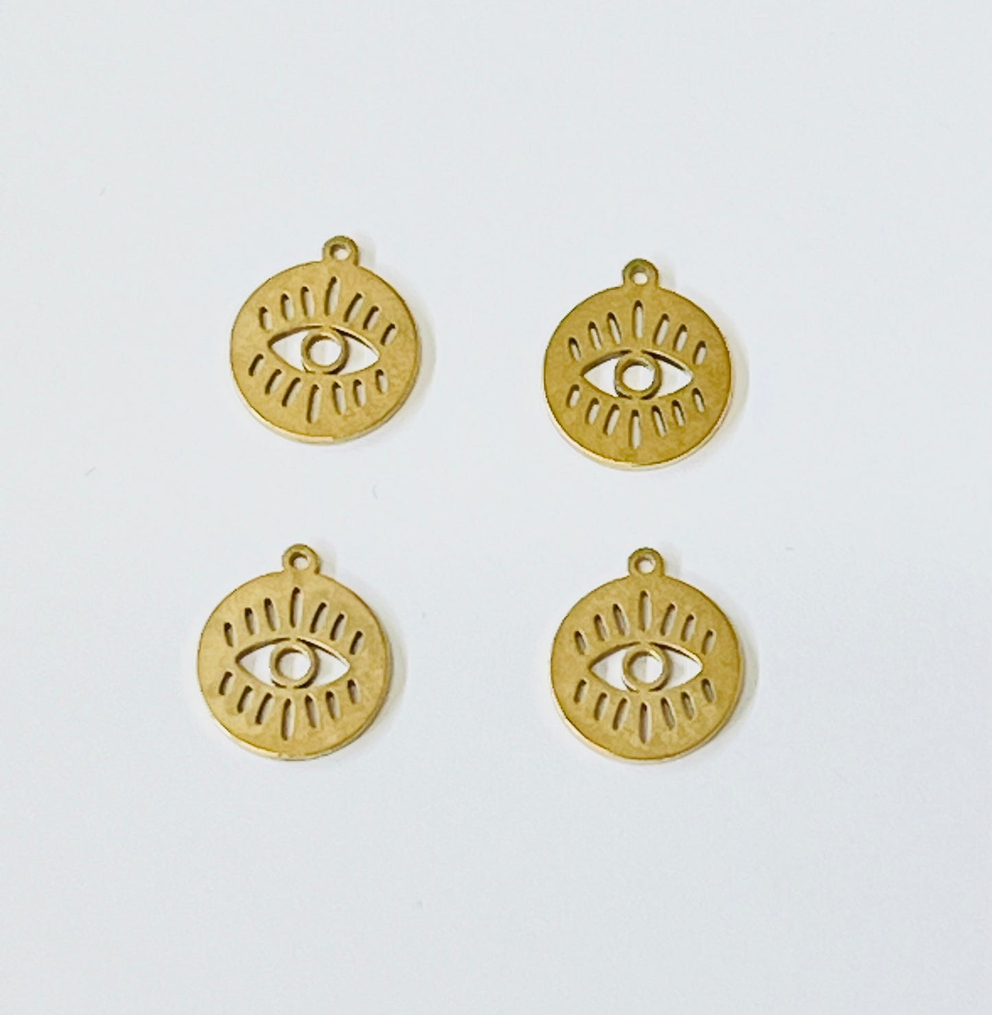 Colgante ojo 10x12mm (4 unidades)*