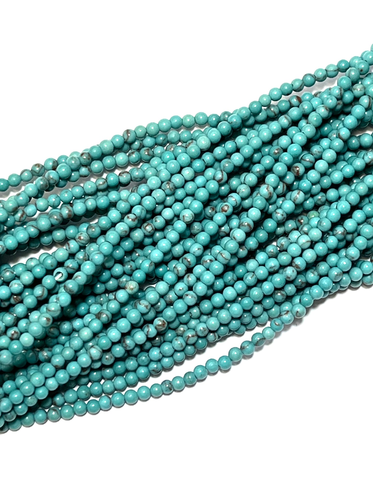 Howlite azul 2mm
