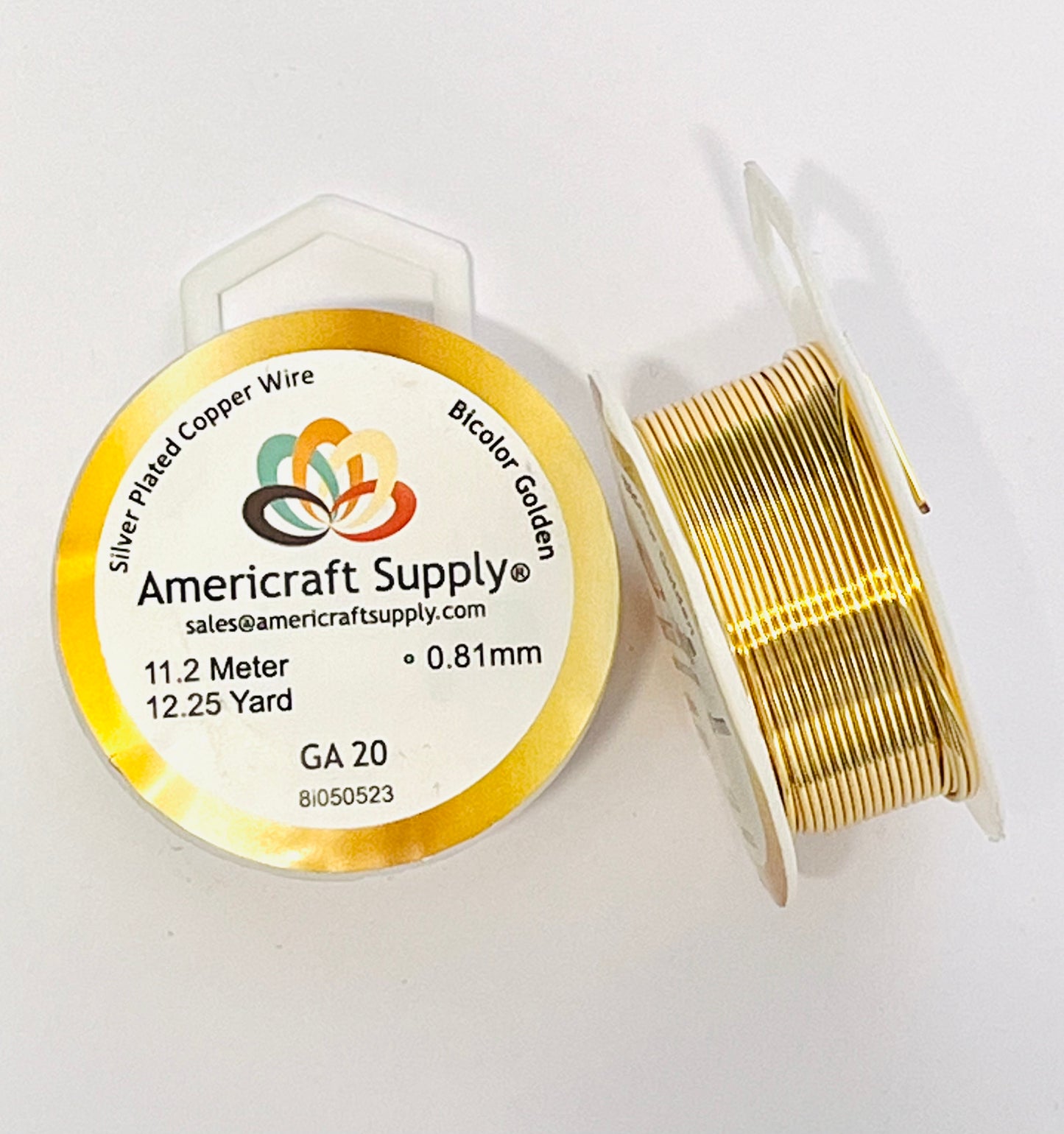 Alambre/ Hilo Color Bicolor (Dorado/Dorado light) GA 20