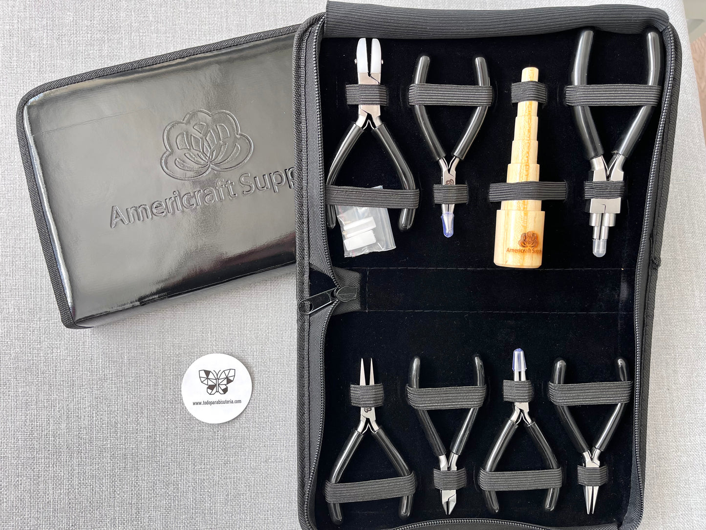 Set alicates Americraft supply negro