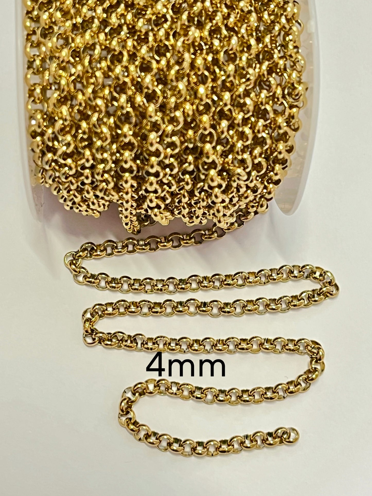 Cadena Acero Inoxidable 4mm (metro)*