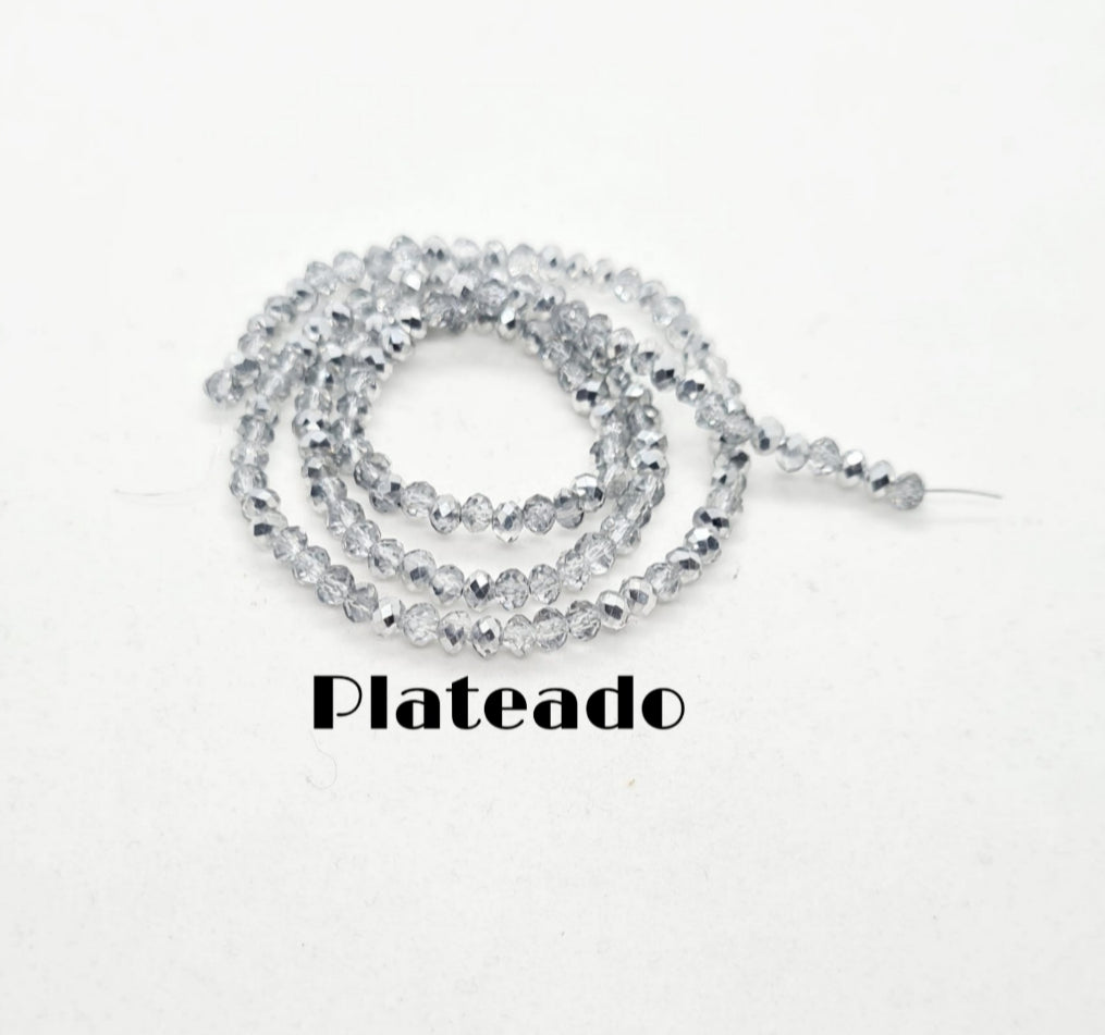 Cristal Rondel 3 x 2 mm