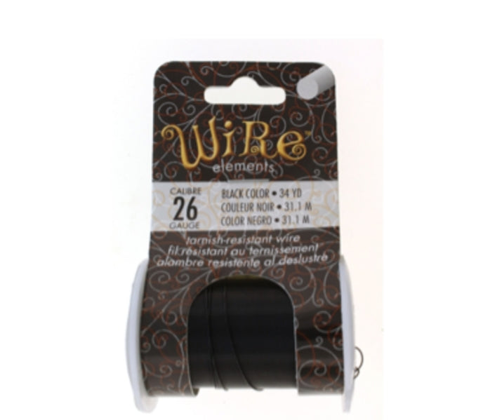 Alambre color Negro #26