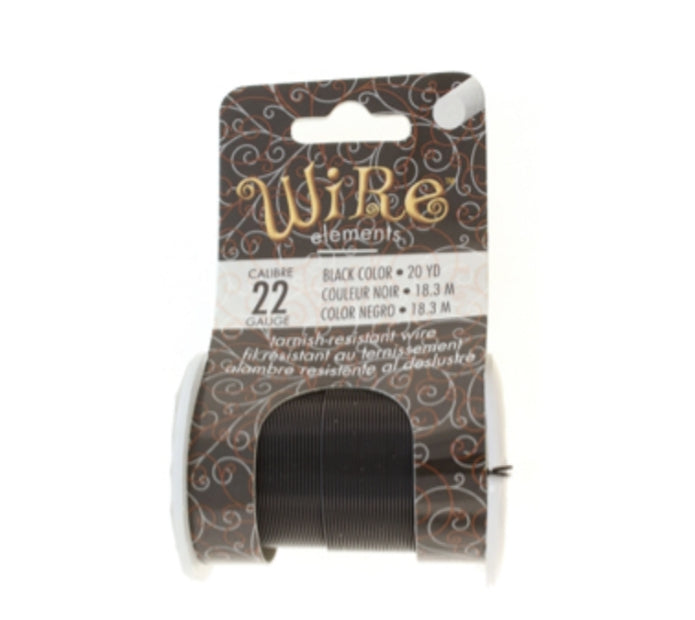 Alambre color Negro #22