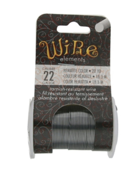 Alambre color Hematite #22