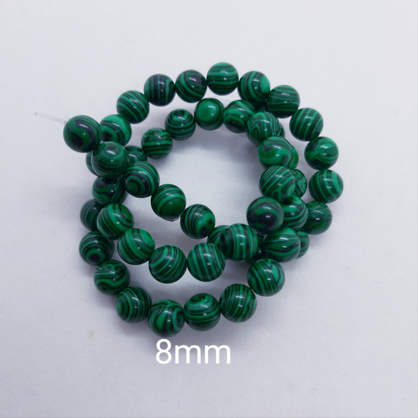 Malaquita 8mm (imitación)