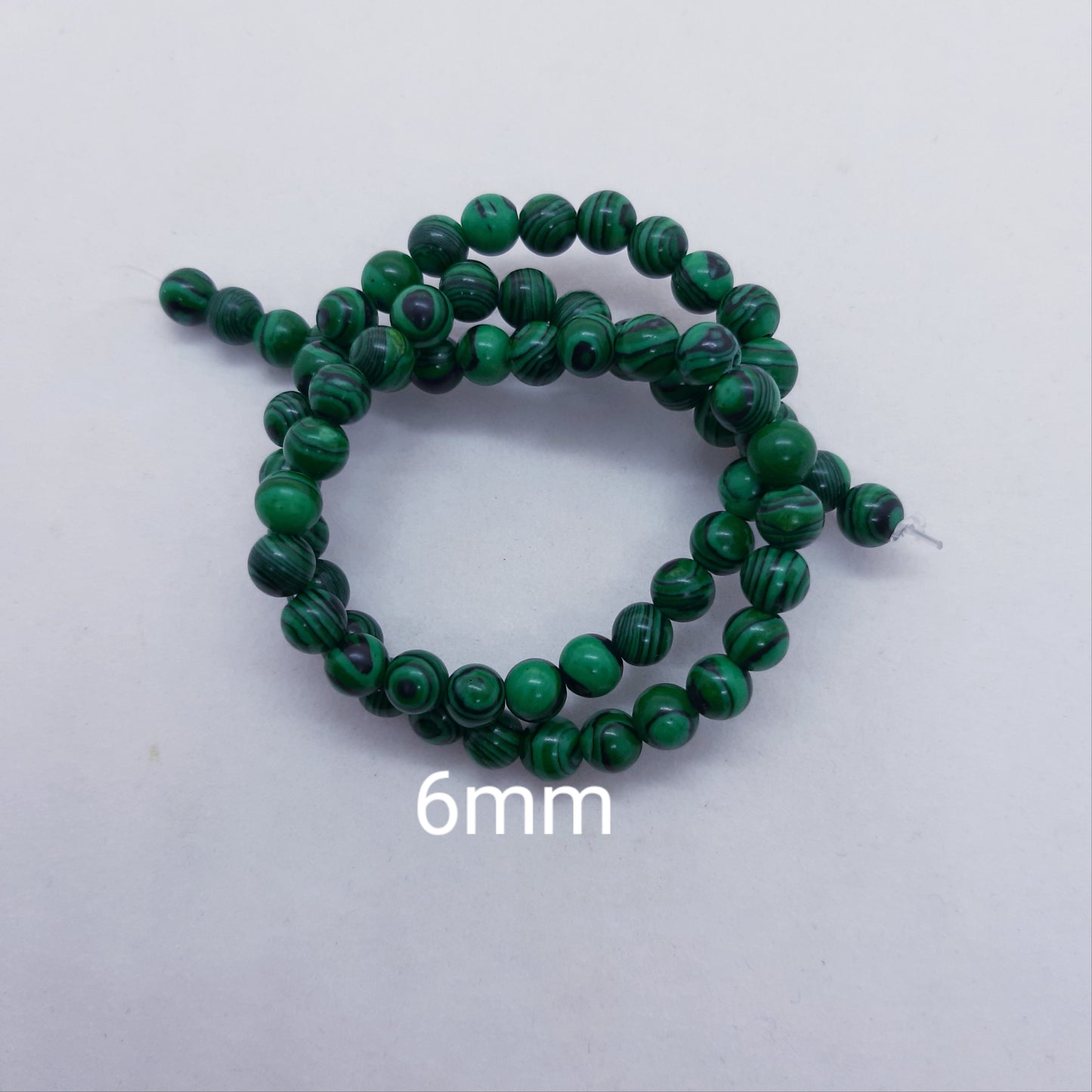 Malaquita 6mm (imitación)