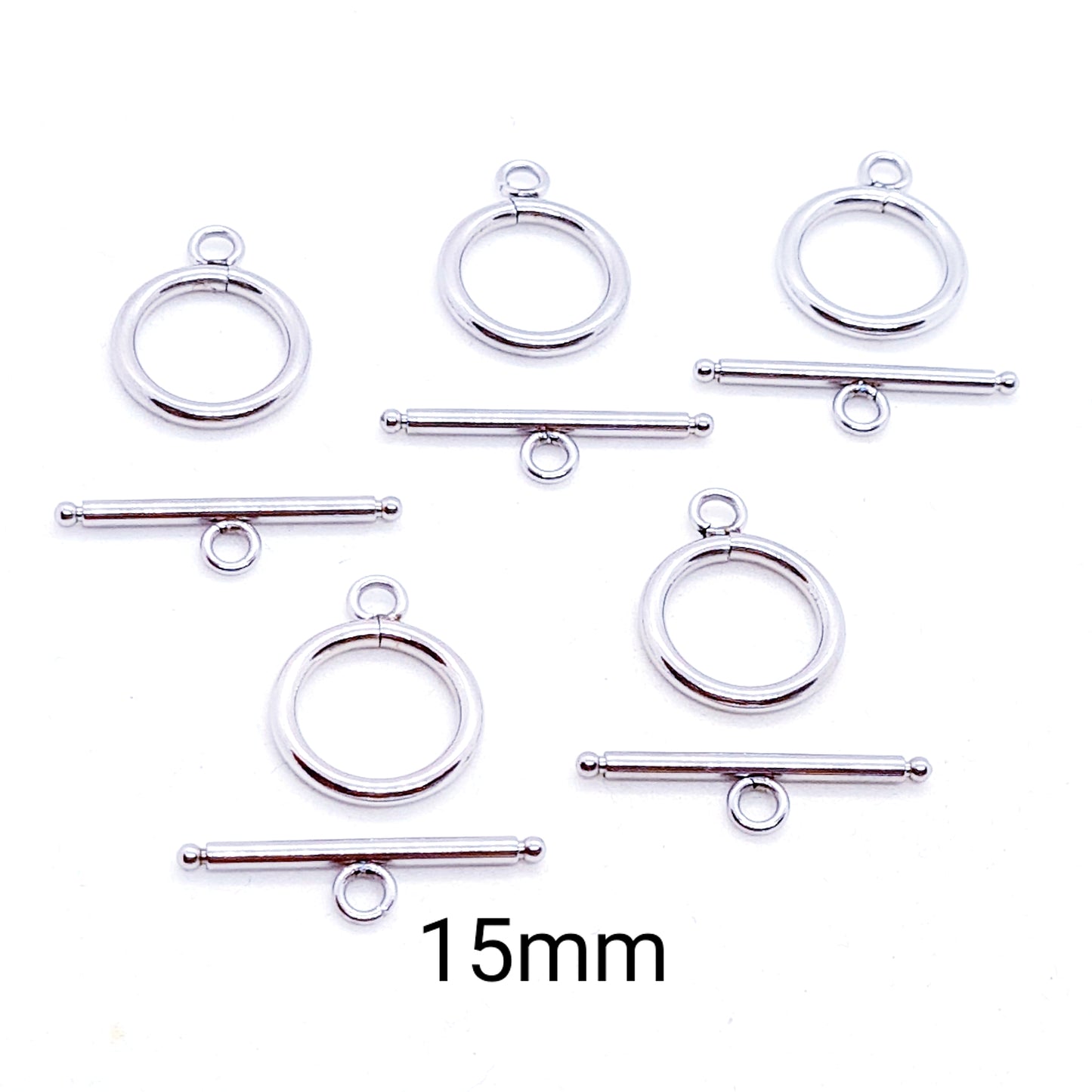 Cierres Marinero 15mm (anilla y barra) (5 unidades)