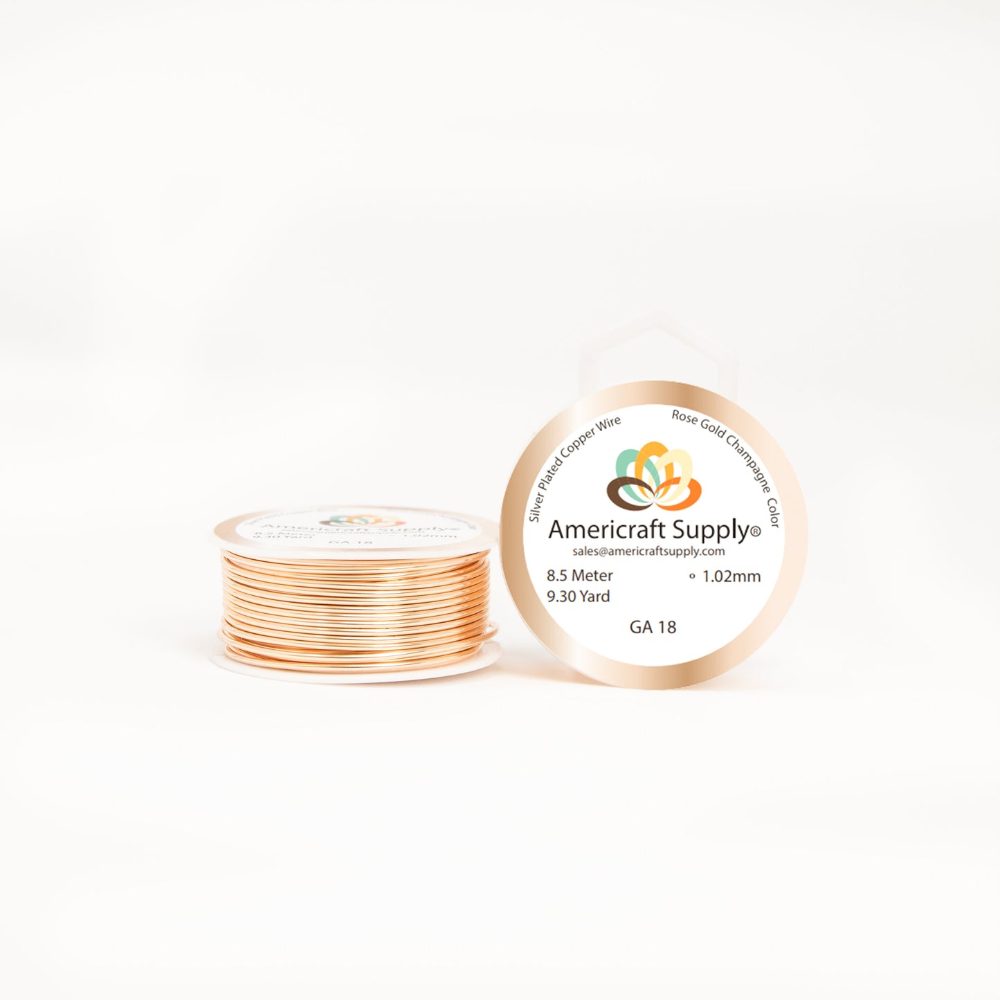 Alambre/ Hilo Color Oro Rosado GA 18