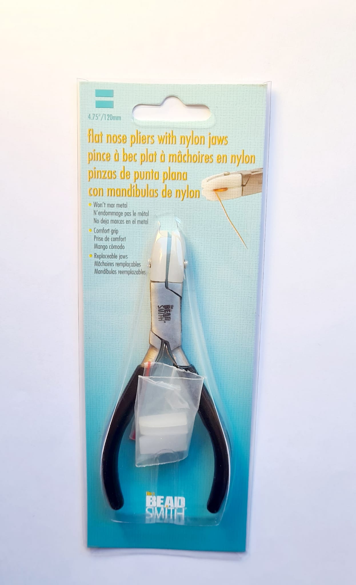 Pinza/Alicate punta cuadrada de Nylon, BEADSMITH