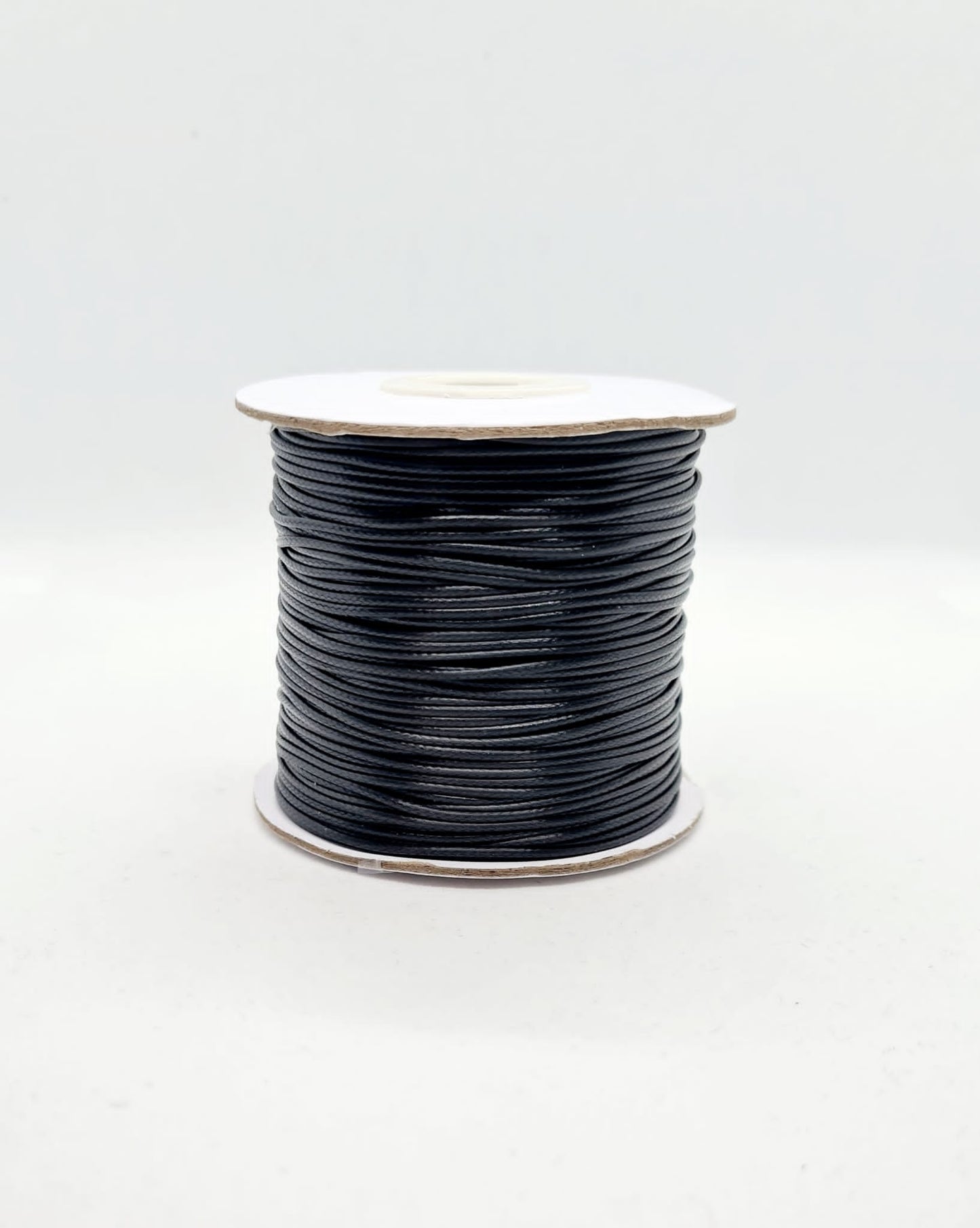 Rollo Cordón Encerado Coreano Negro 1mm