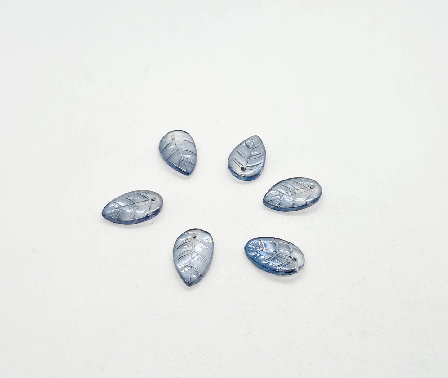 Colgante Hojas de Cristal (dijes)
