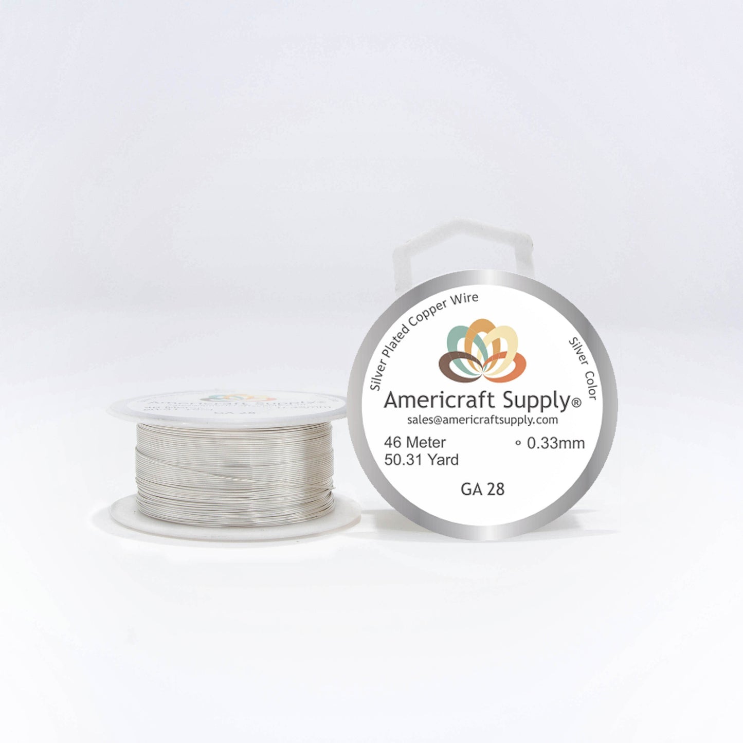 Alambre/ Hilo Color Plata GA 28