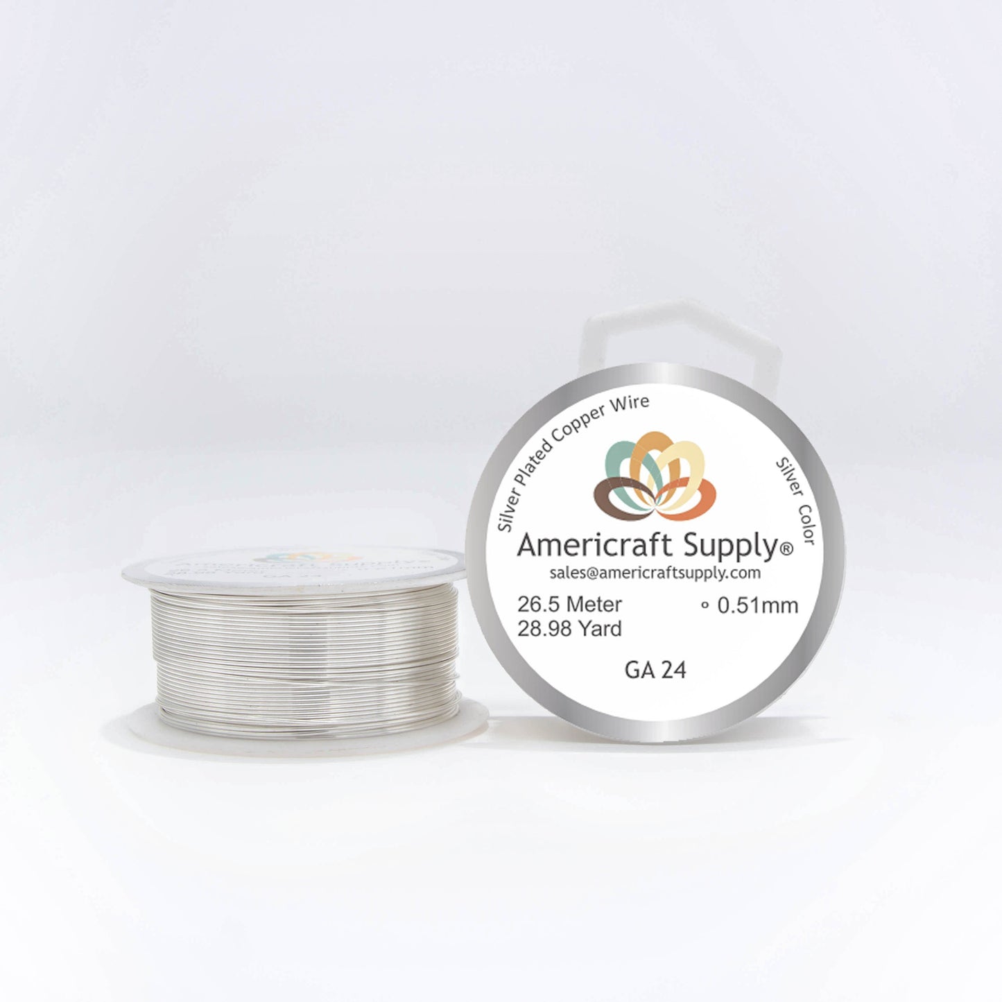 Alambre/ Hilo Color Plata GA 24
