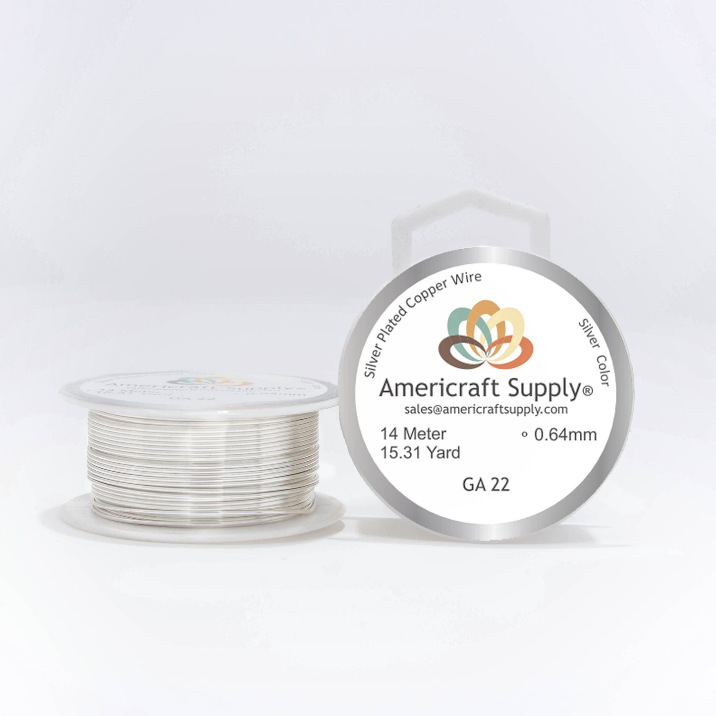 Alambre/ Hilo Color Plata GA 22