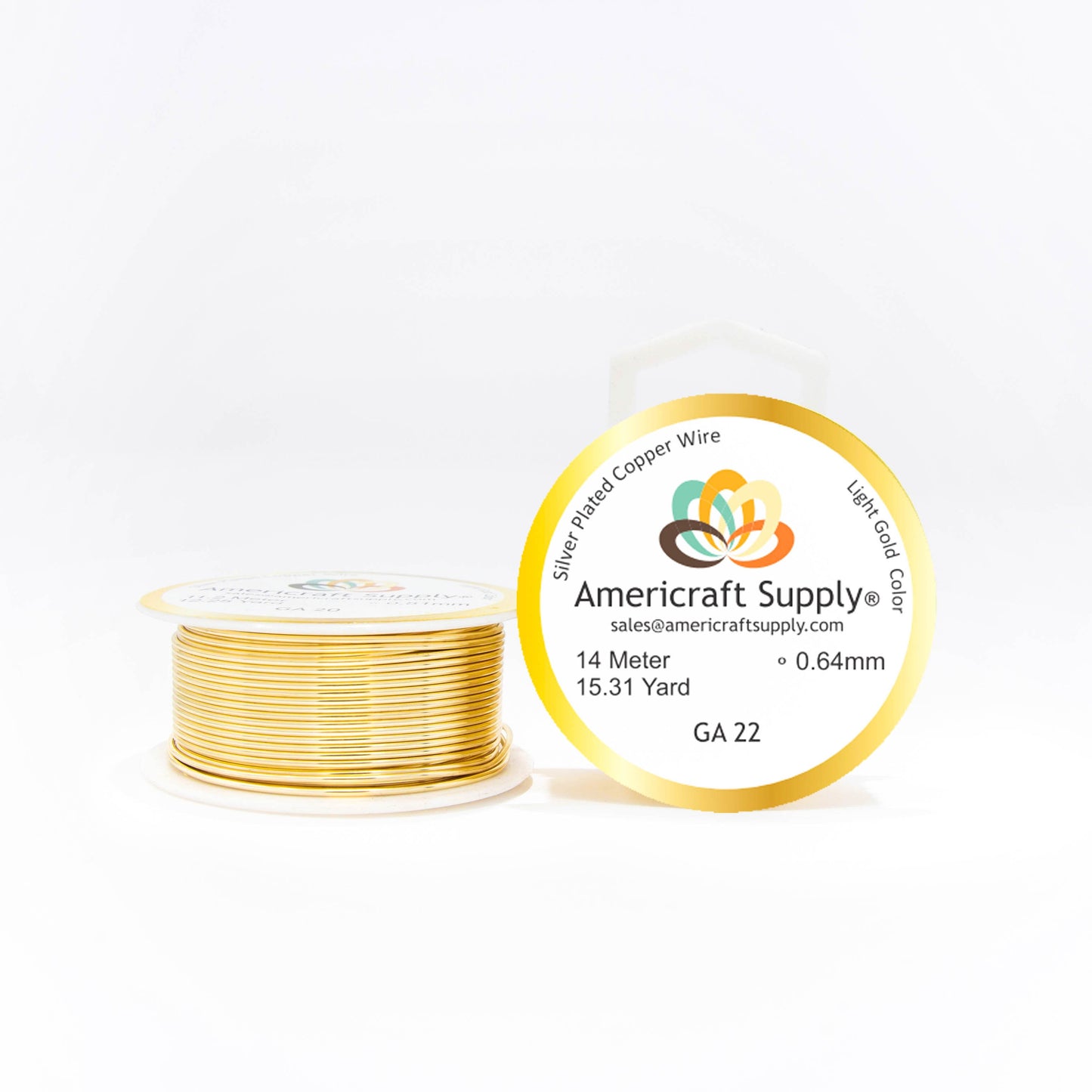 Alambre/ Hilo Color Dorado Claro GA 22