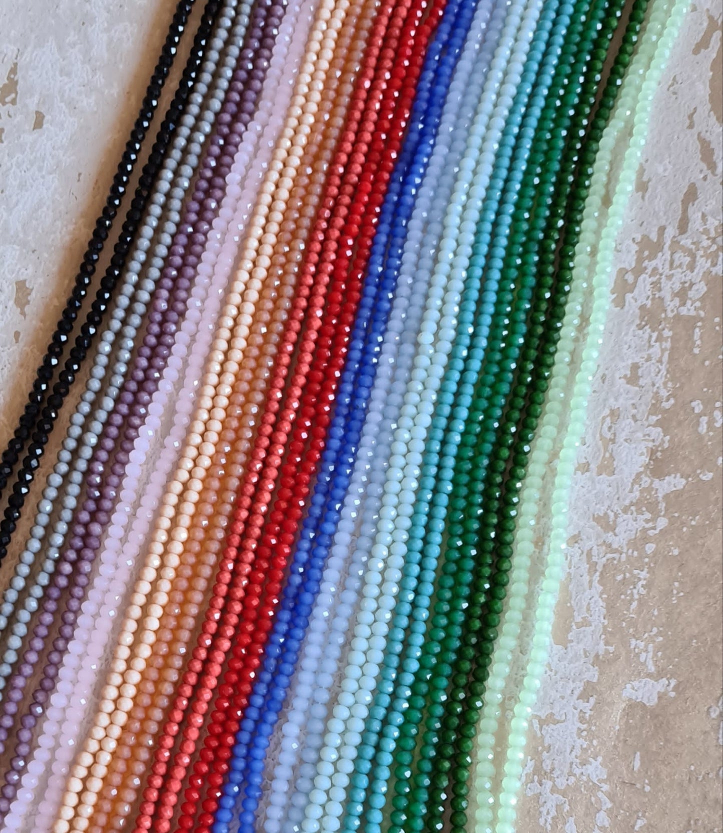 Cristal Rondel 3 x 2 mm