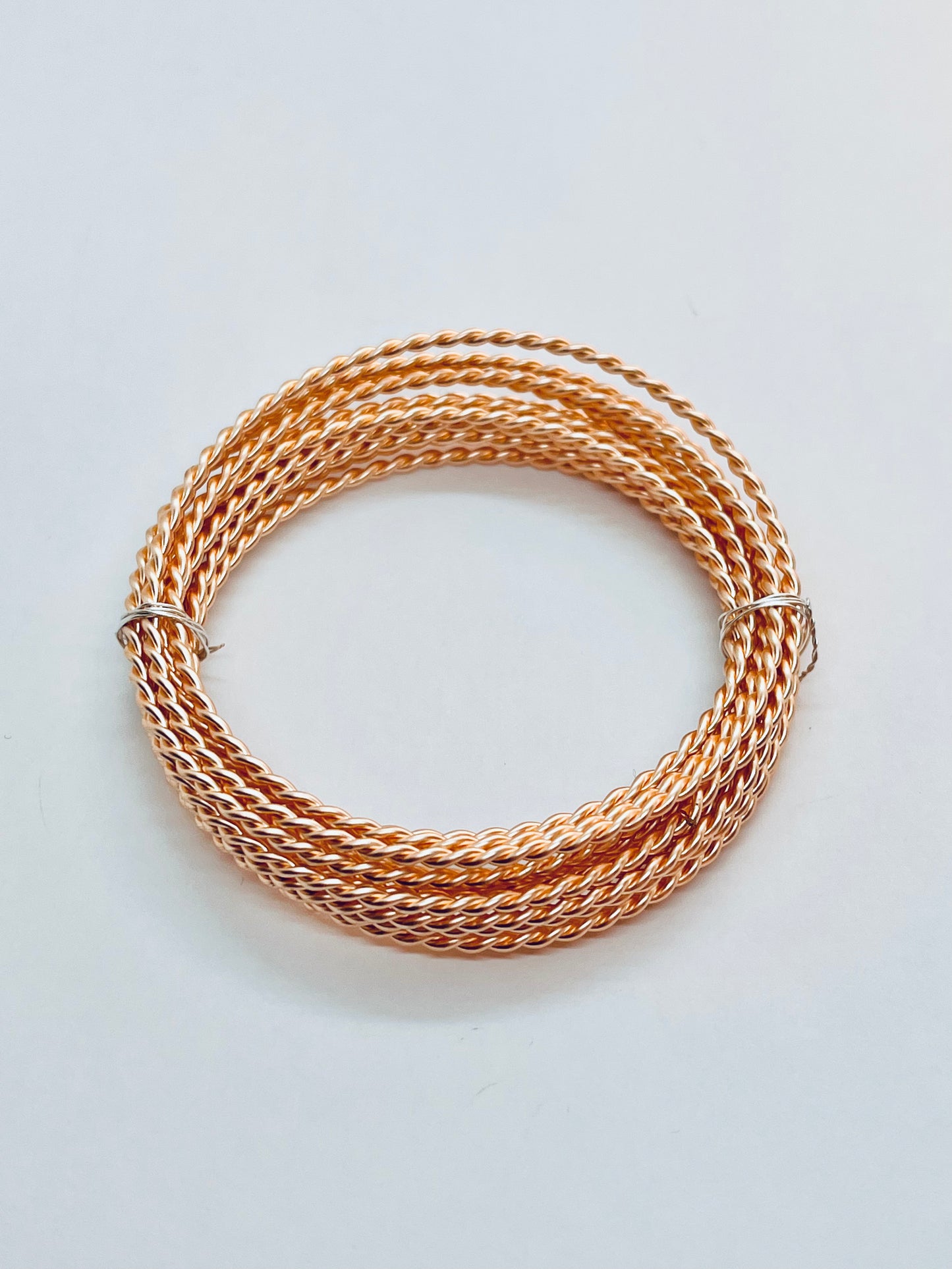 Alambre Entorchado Rosa Champagne #18