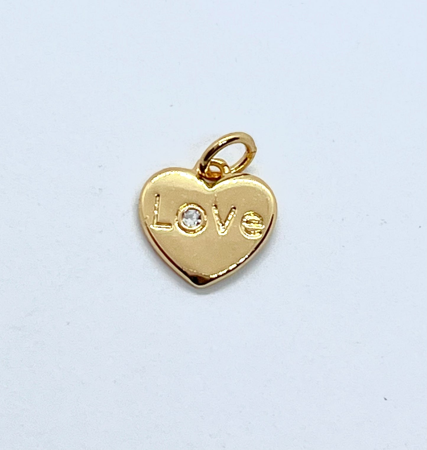 Colgante Love con zirconia (unidad)