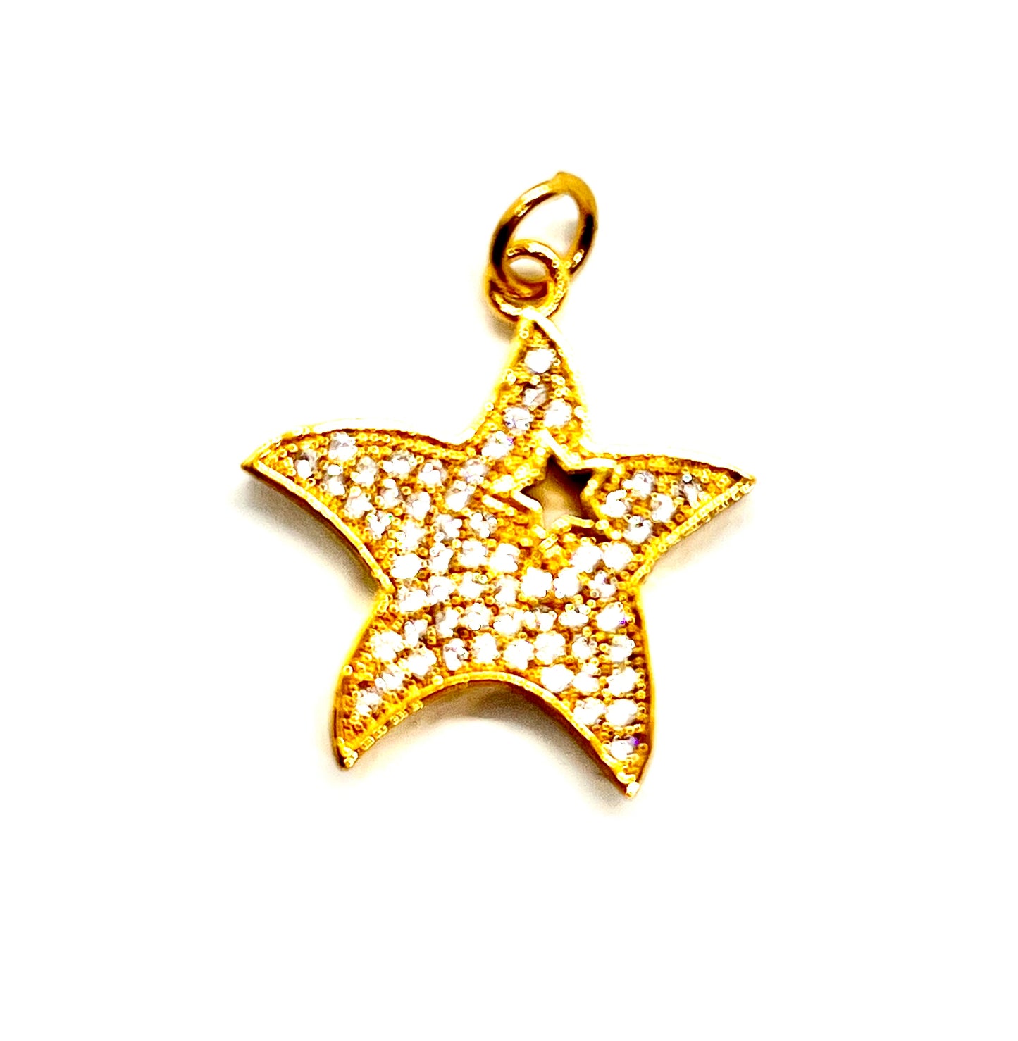 Colgante Estrella con Zirconia (unidad)