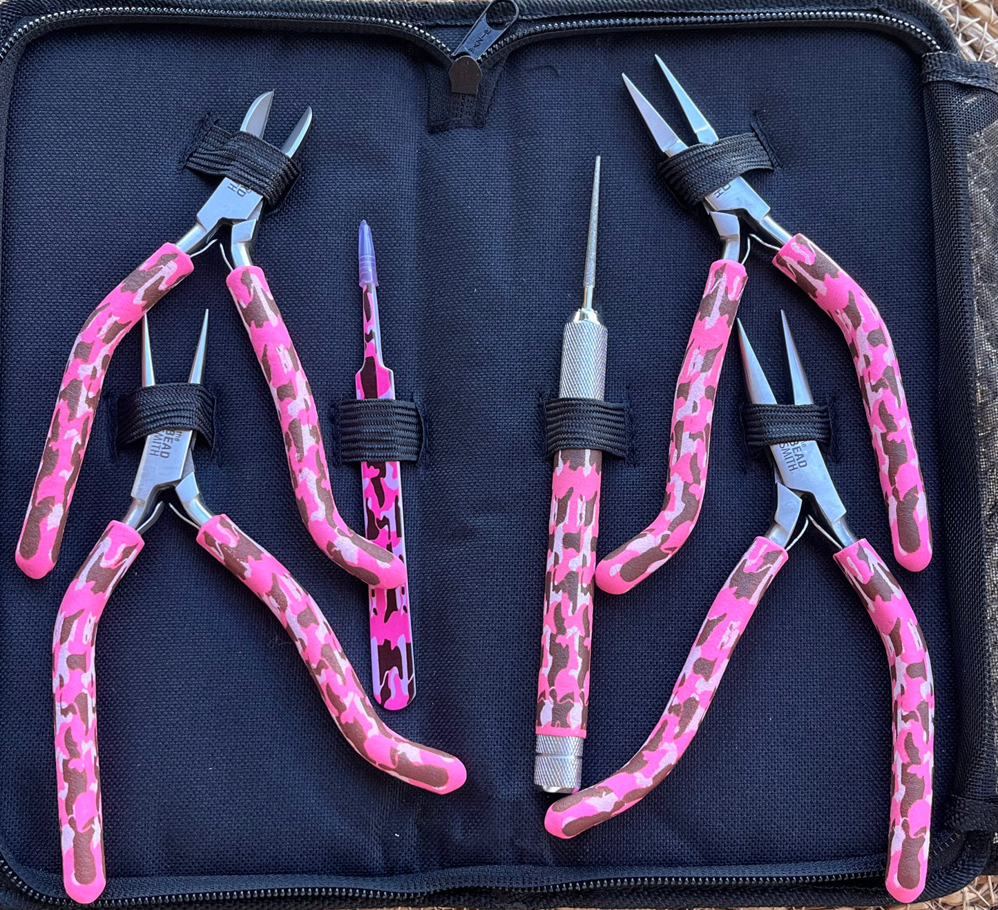 Set de Alicates de camuflaje Rosado