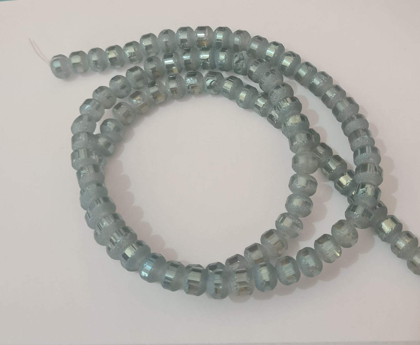 Cristal Gris Metalizado 6x5mm