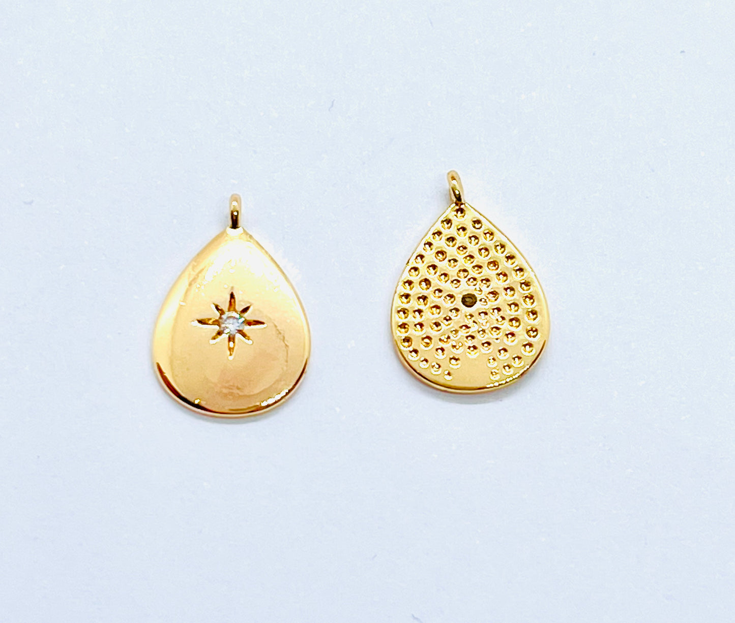 Colgante Gota con Zirconia (4 unidades)