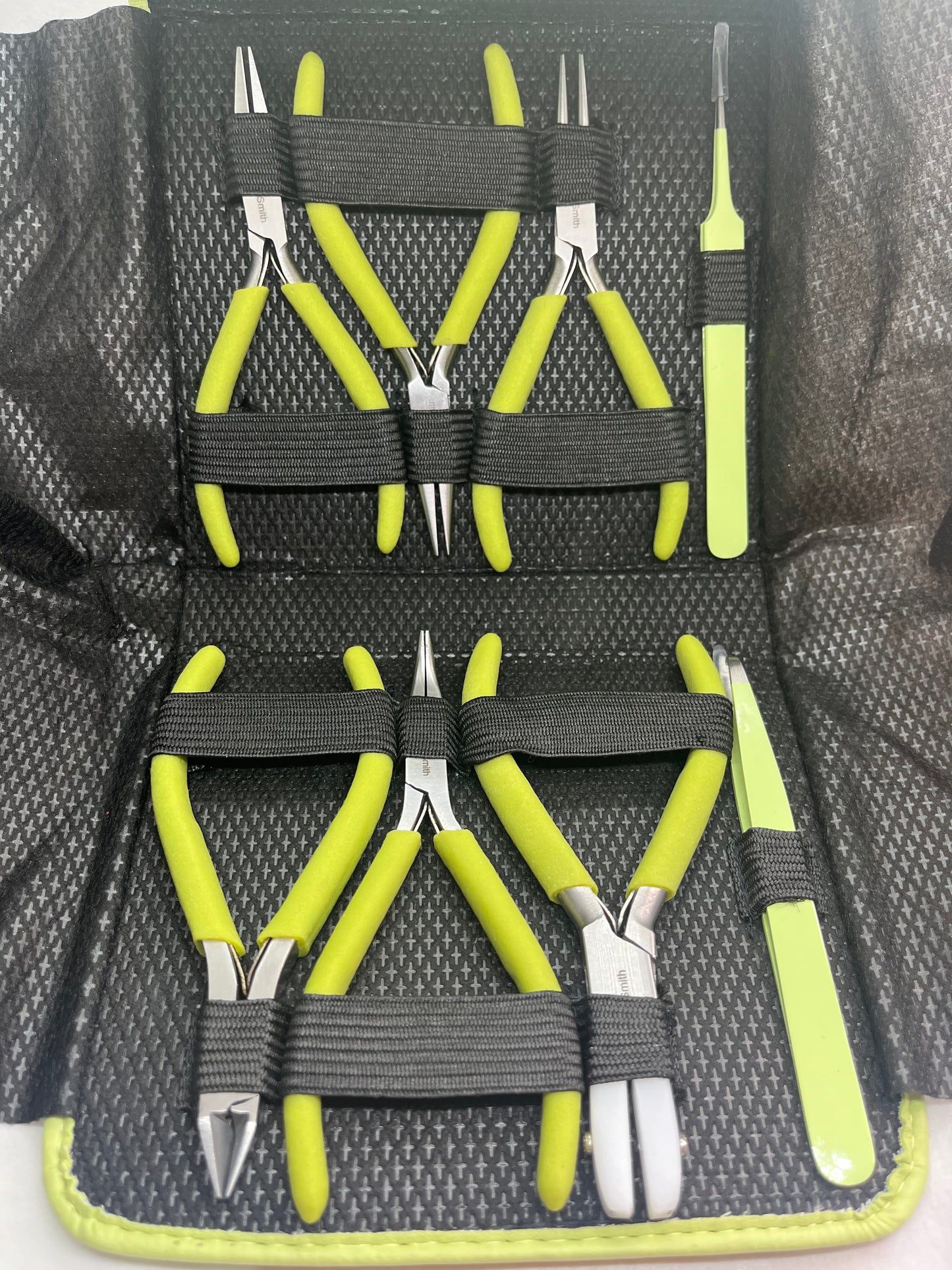 Set de alicates/pinzas verde oliva claro Beadsmith