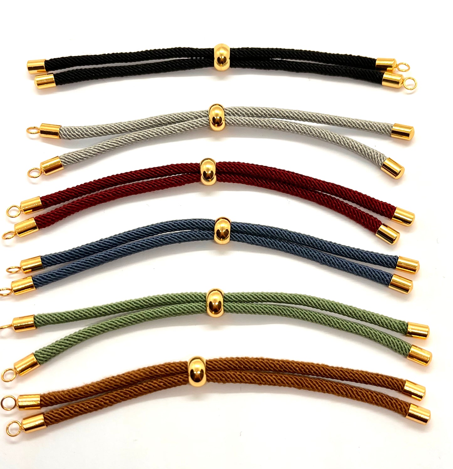 Pulseras de Cordón 3mm con Acero Inoxidable