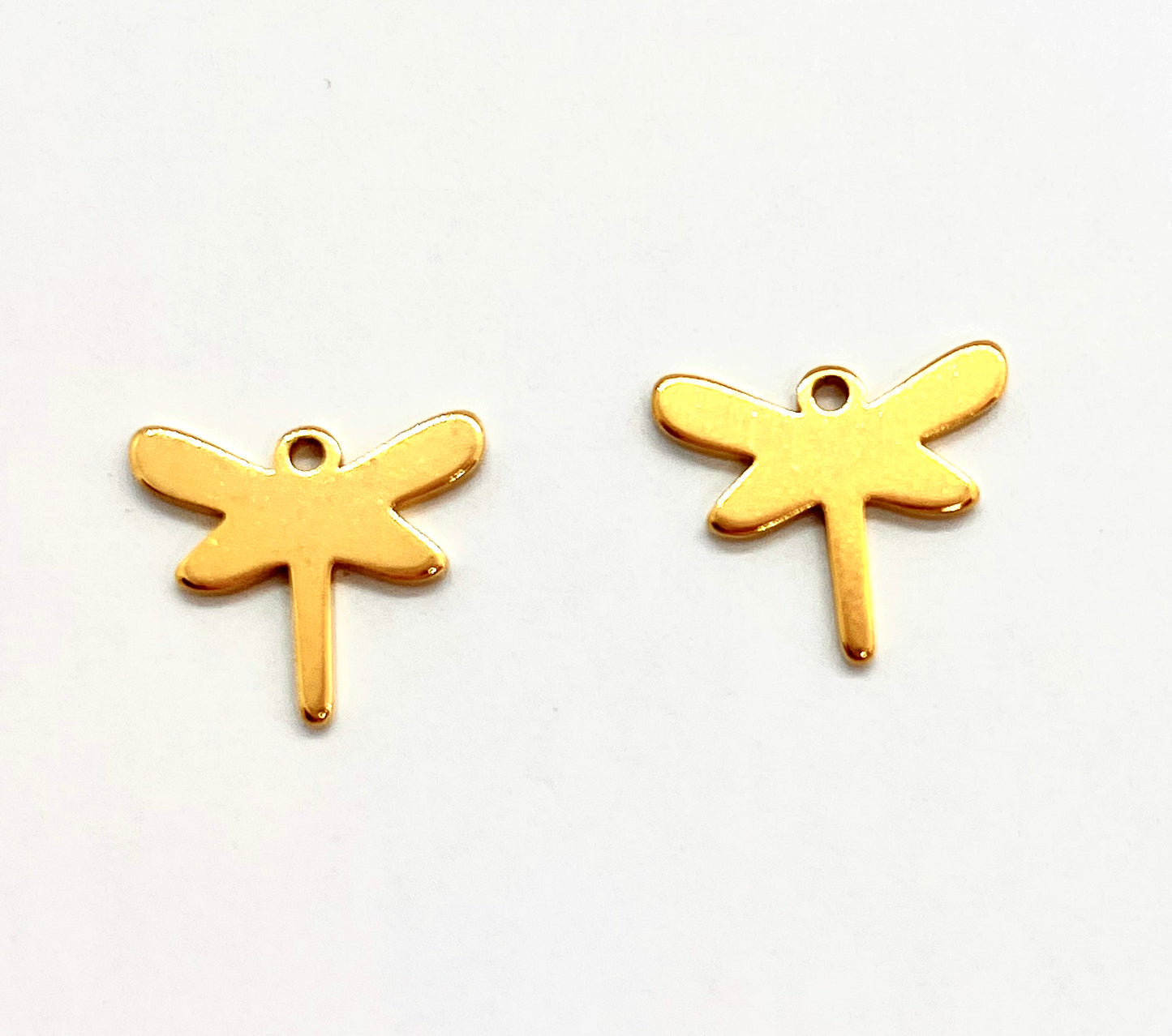 Colgante libélula 16x15mm (par)