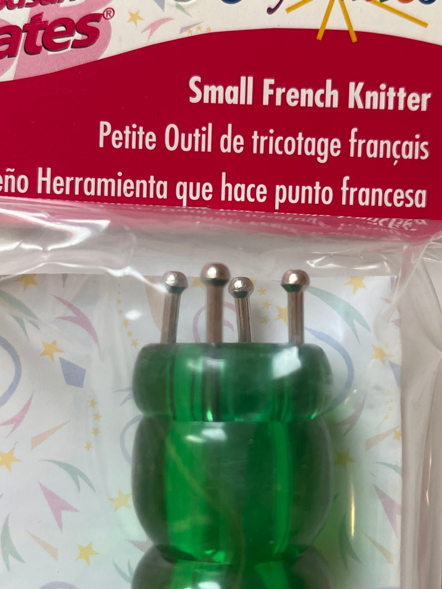 Tejedora punto francés de 4 puntas