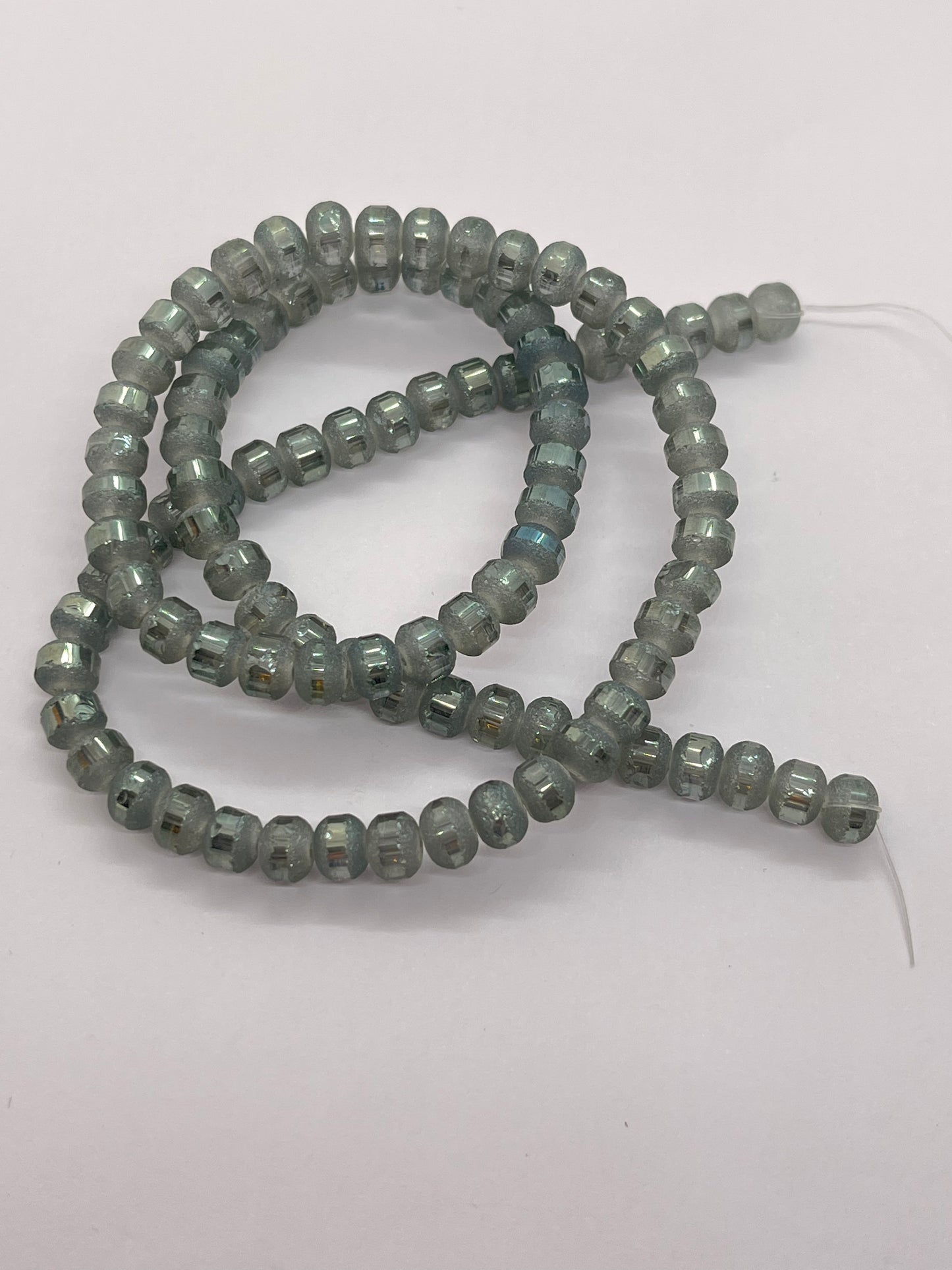 Cristal Gris Metalizado 6x5mm