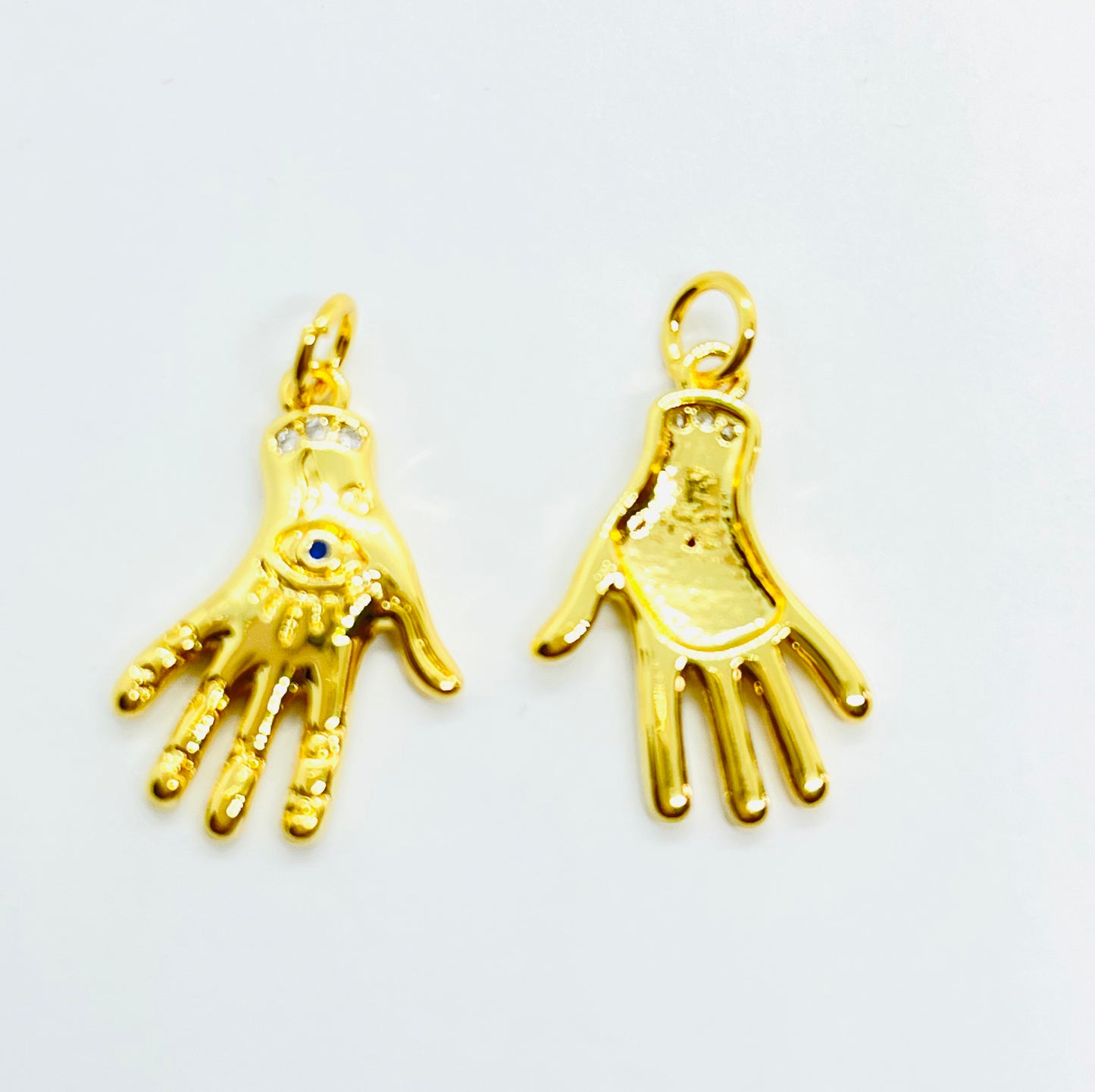 Colgante mano con ojito (2 unidad)