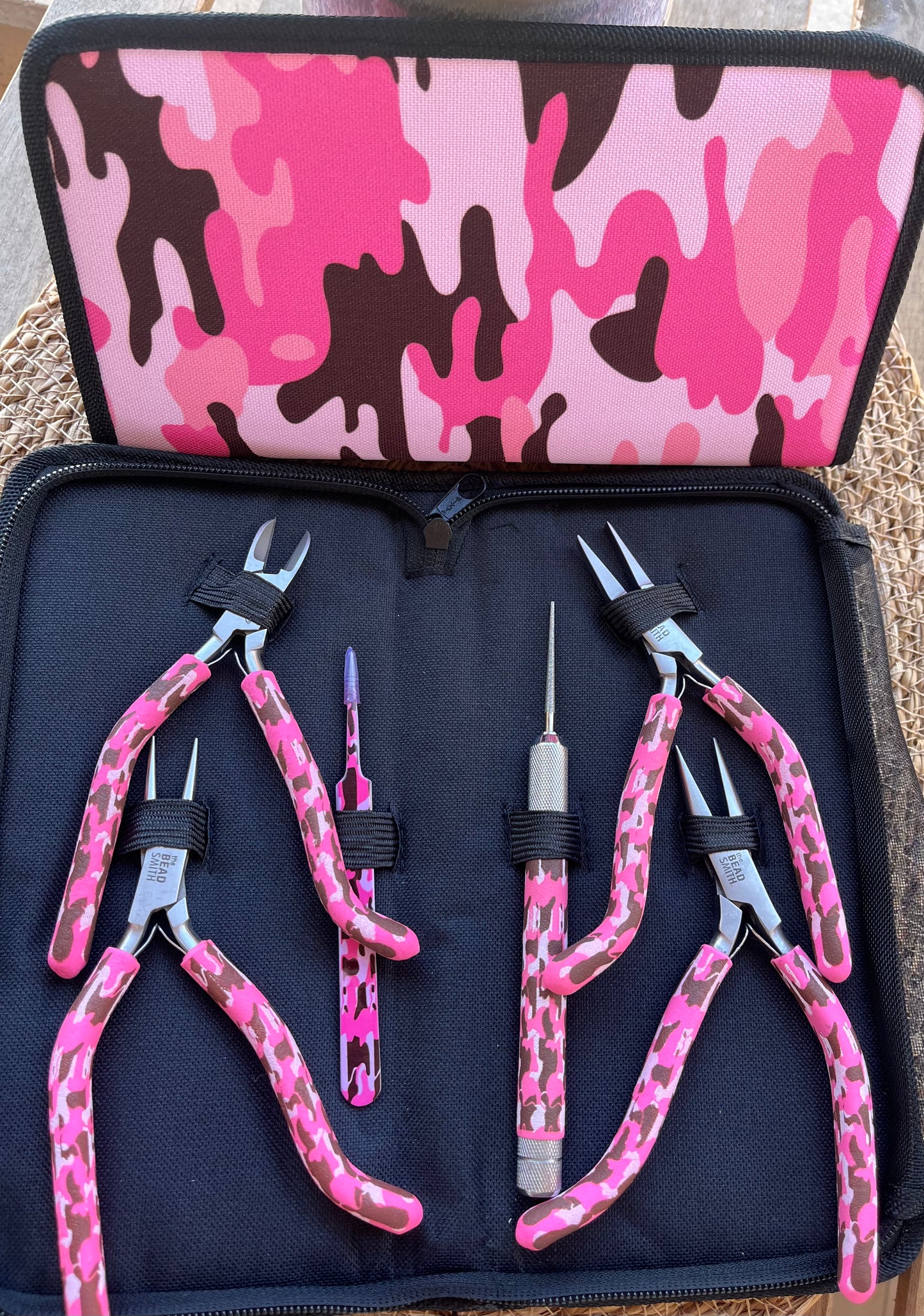 Set de Alicates de camuflaje Rosado