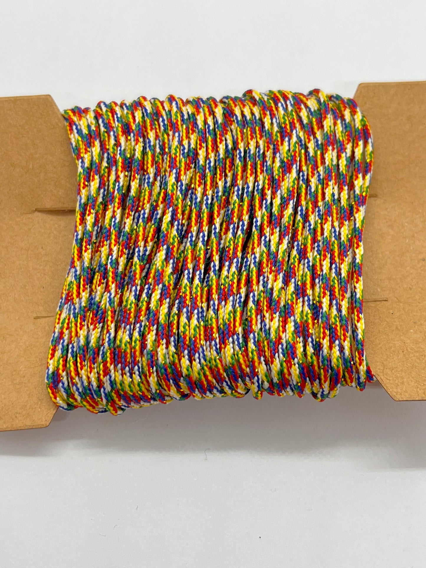 Cordón multicolor metalizado (10 mts)