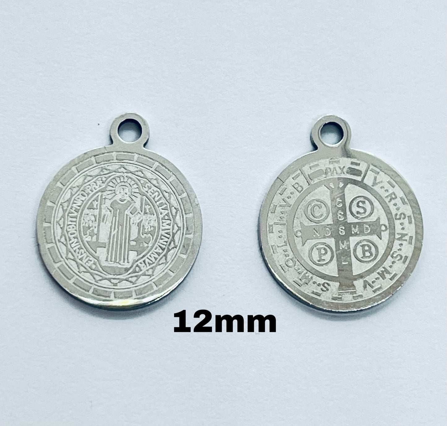 Colgante San Benito (par) 12mm
