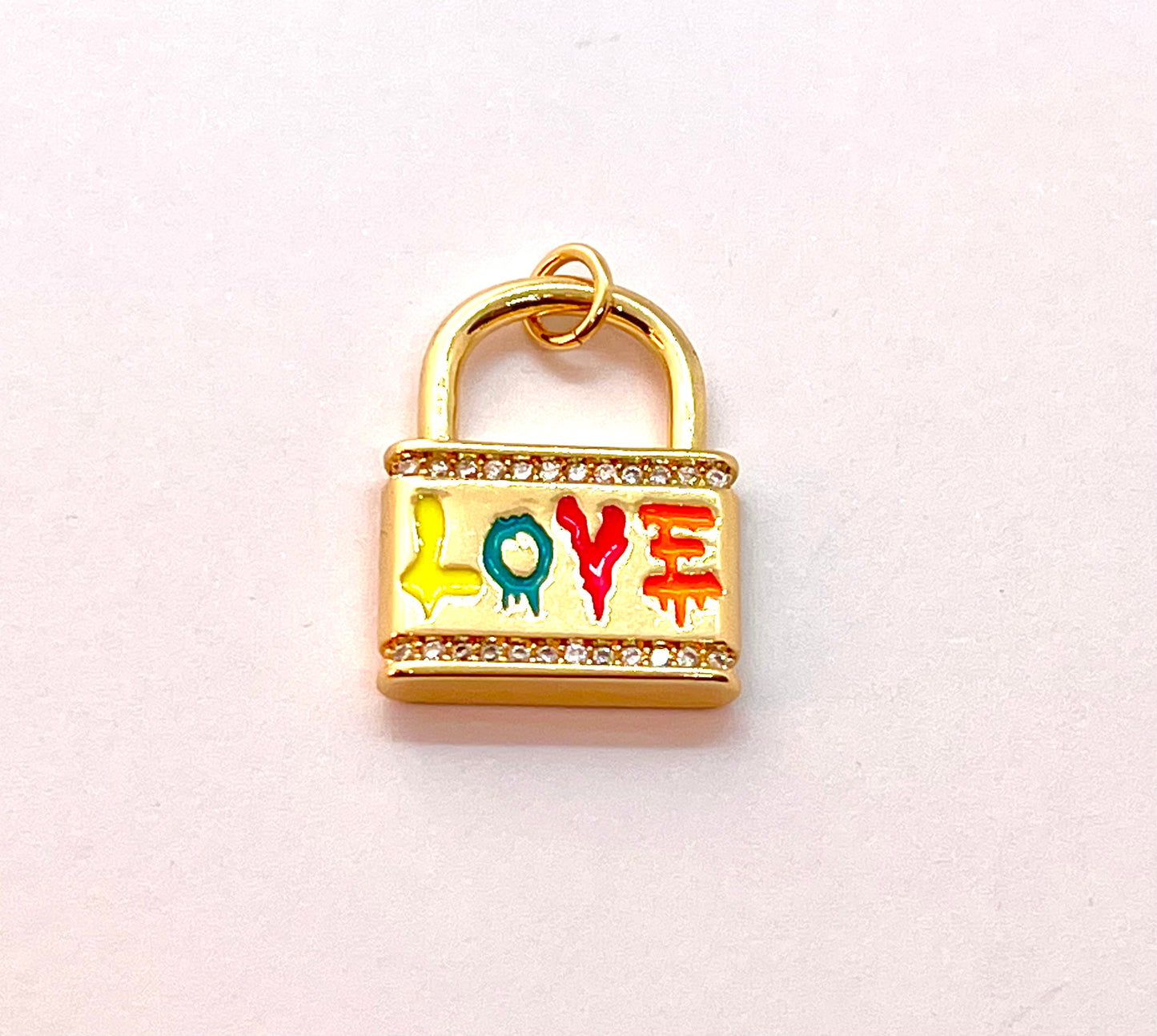 Colgante Candado Love (2 unidades)