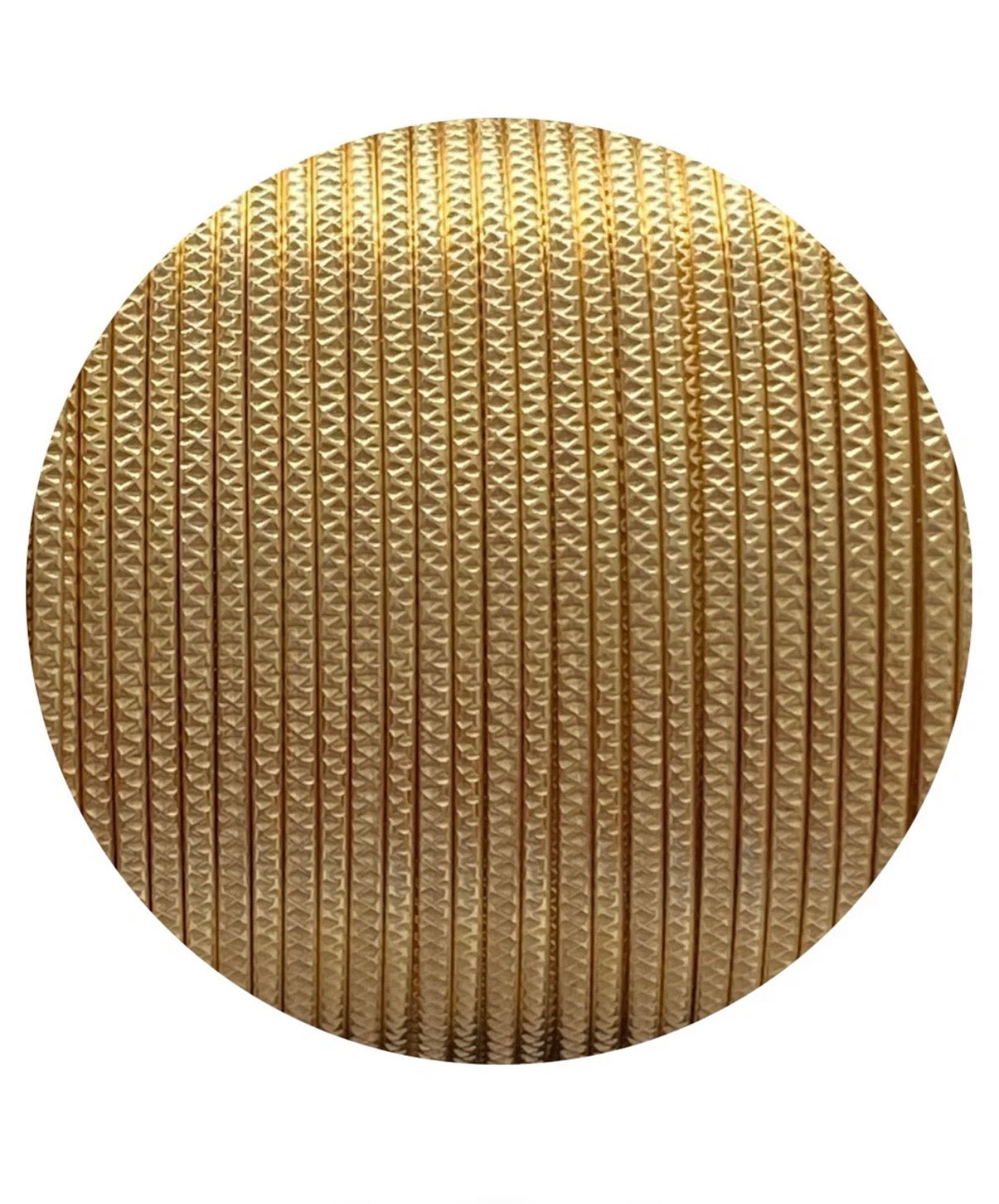 Alambre/ Hilo TEXTURIZADO #20 Dorado (DIAMANTE )