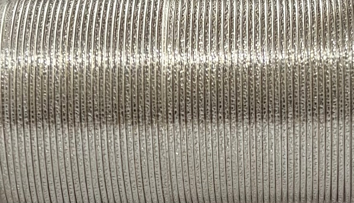 Alambre/Hilo TEXTURIZADO #18 Plateado (BURBUJA)