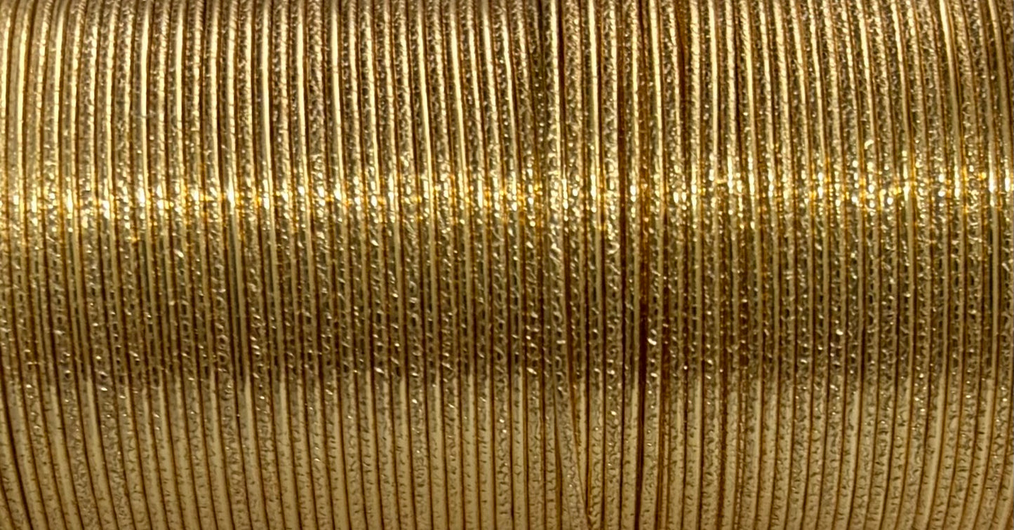 Alambre/Hilo TEXTURIZADO #20 Dorado (BURBUJA)