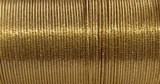 Alambre/Hilo TEXTURIZADO #20 Dorado (BURBUJA)