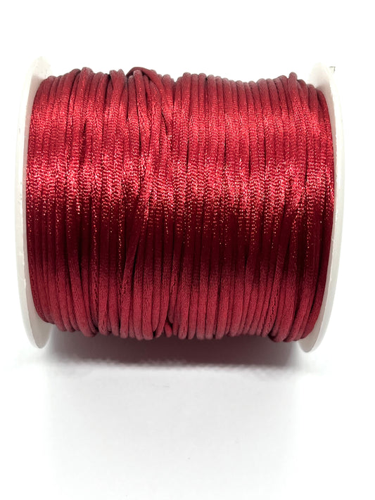 Cordón Cola de Ratón Color Burdeos 1,5mm