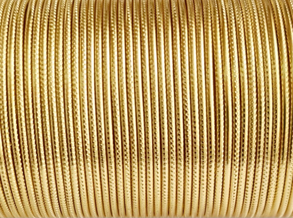 ALAMBRE TEXTURIZADO #18 DORADO   (DIAMANTADO)